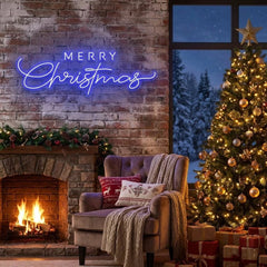 Merry Christmas LED Neon Sign Light