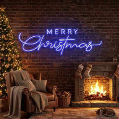 Merry Christmas LED Neon Sign Light