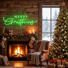 Merry Christmas LED Neon Sign Light