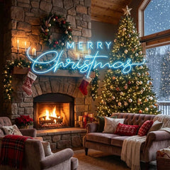 Merry Christmas LED Neon Sign Light
