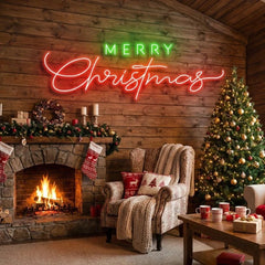 Merry Christmas LED Neon Sign Light