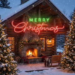 Merry Christmas LED Neon Sign Light