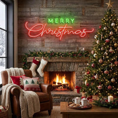 Merry Christmas LED Neon Sign Light