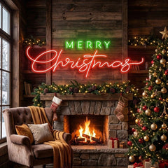 Merry Christmas LED Neon Sign Light