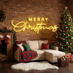 Merry Christmas LED Neon Sign Light