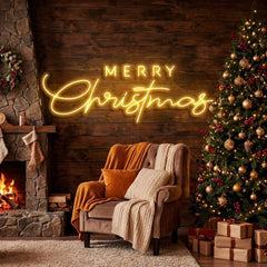 Merry Christmas LED Neon Sign Light