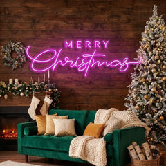 Merry Christmas LED Neon Sign Light