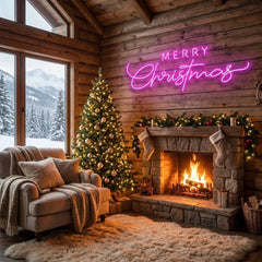 Merry Christmas LED Neon Sign Light