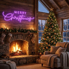 Merry Christmas LED Neon Sign Light
