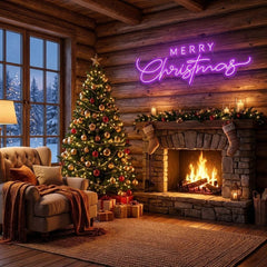 Merry Christmas LED Neon Sign Light