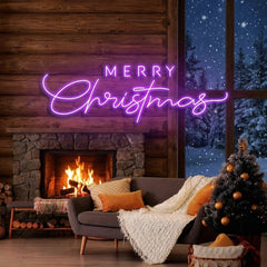 Merry Christmas LED Neon Sign Light
