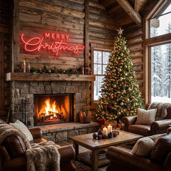 Merry Christmas LED Neon Sign Light