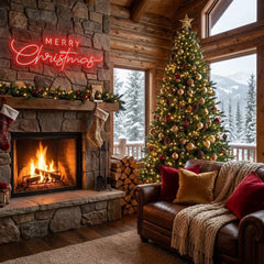 Merry Christmas LED Neon Sign Light