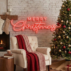 Merry Christmas LED Neon Sign Light