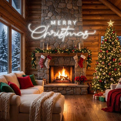 Merry Christmas LED Neon Sign Light