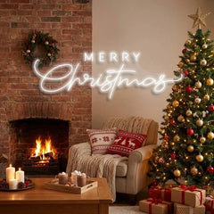 Merry Christmas LED Neon Sign Light