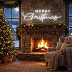 Merry Christmas LED Neon Sign Light