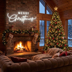 Merry Christmas LED Neon Sign Light