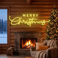 Merry Christmas LED Neon Sign Light