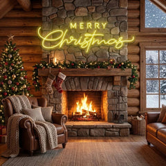Merry Christmas LED Neon Sign Light