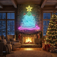 Merry christmas Art Work Led Neon Sign Light