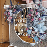 To The Moon&Back Mirror Neon Sign
