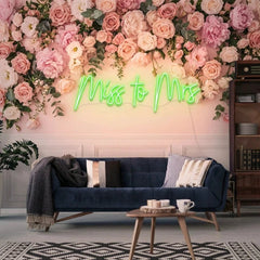 Miss To Mrs Led Neon Sign Light