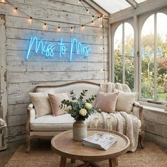 Miss To Mrs Led Neon Sign Light