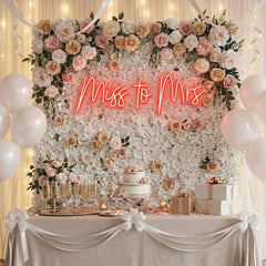 Miss To Mrs Led Neon Sign Light