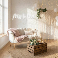 Miss To Mrs Led Neon Sign Light