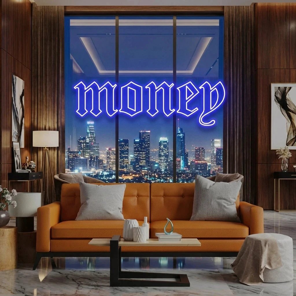 Money Led Neon Sign Light
