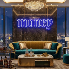 Money Led Neon Sign Light