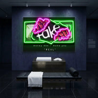 Money Don't Real LED Neon Sign Light Pop Art