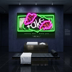 Money Don't Real LED Neon Sign Light Pop Art