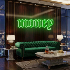 Money Led Neon Sign Light