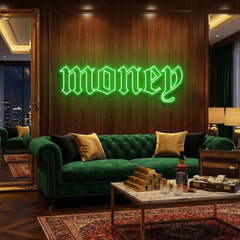 Money Led Neon Sign Light