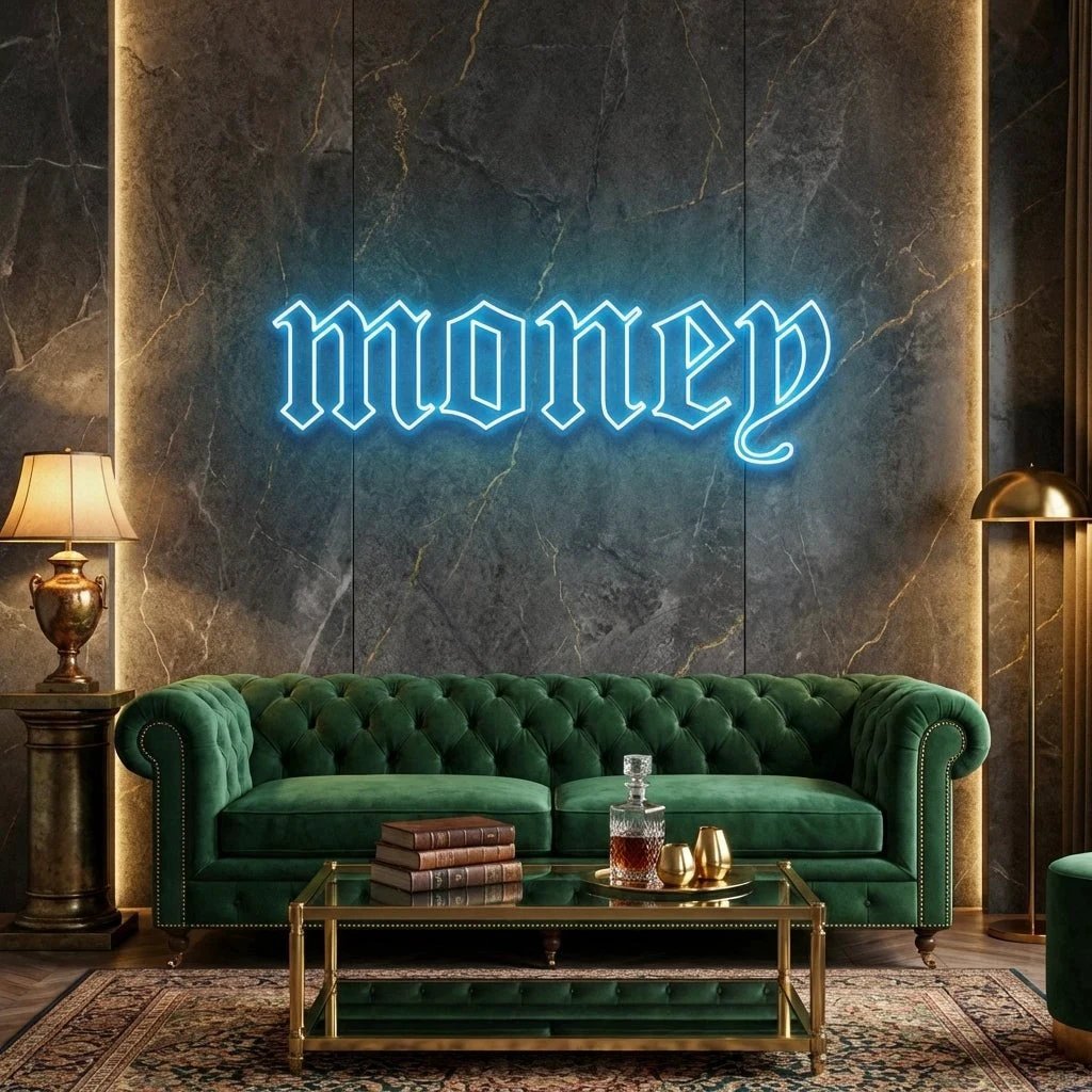 Money Led Neon Sign Light
