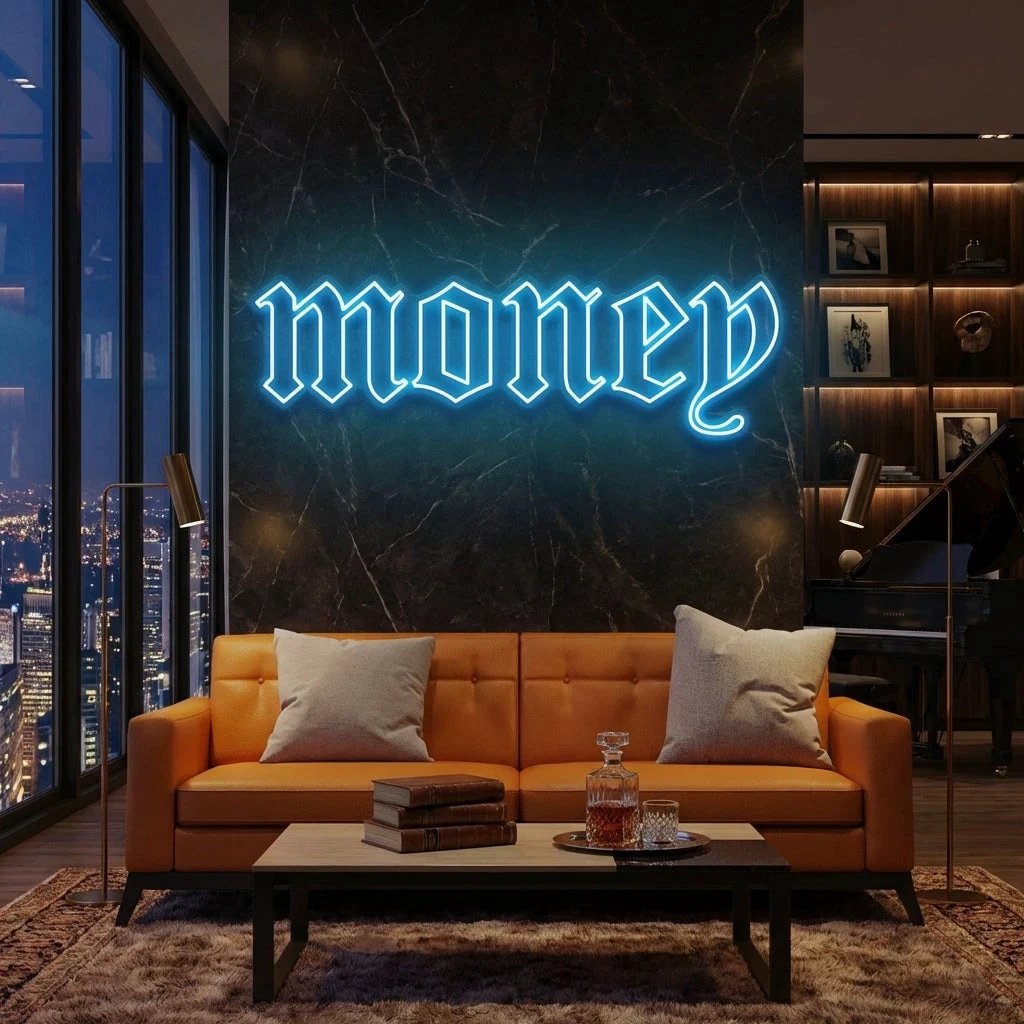 Money Led Neon Sign Light