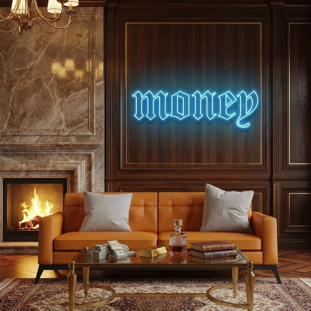 Money Led Neon Sign Light