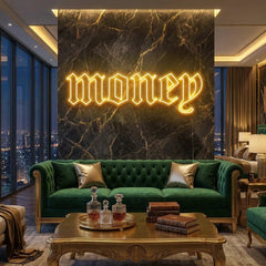 Money Led Neon Sign Light