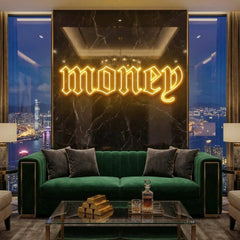 Money Led Neon Sign Light