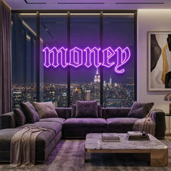 Money Led Neon Sign Light