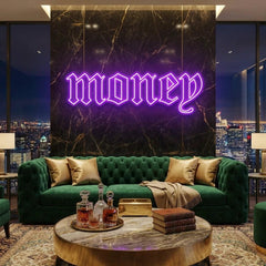 Money Led Neon Sign Light