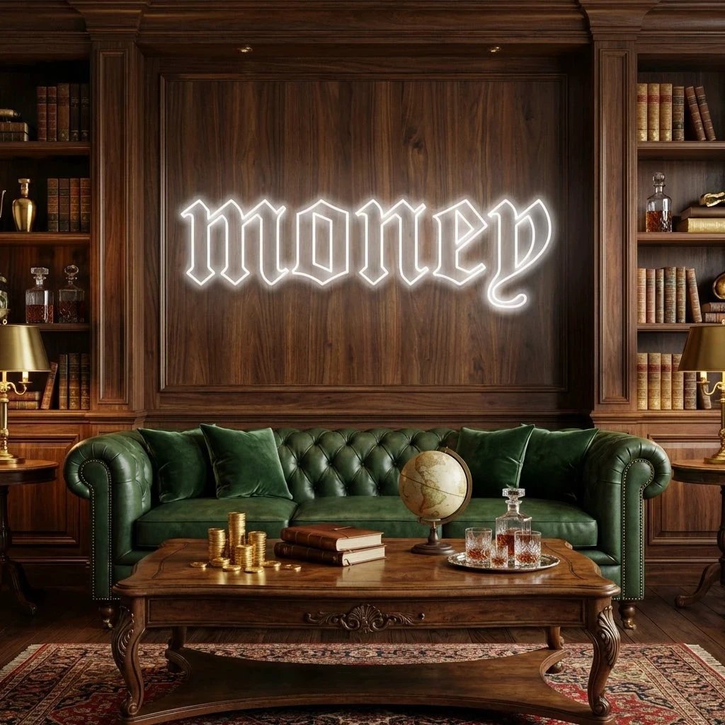 Money Led Neon Sign Light