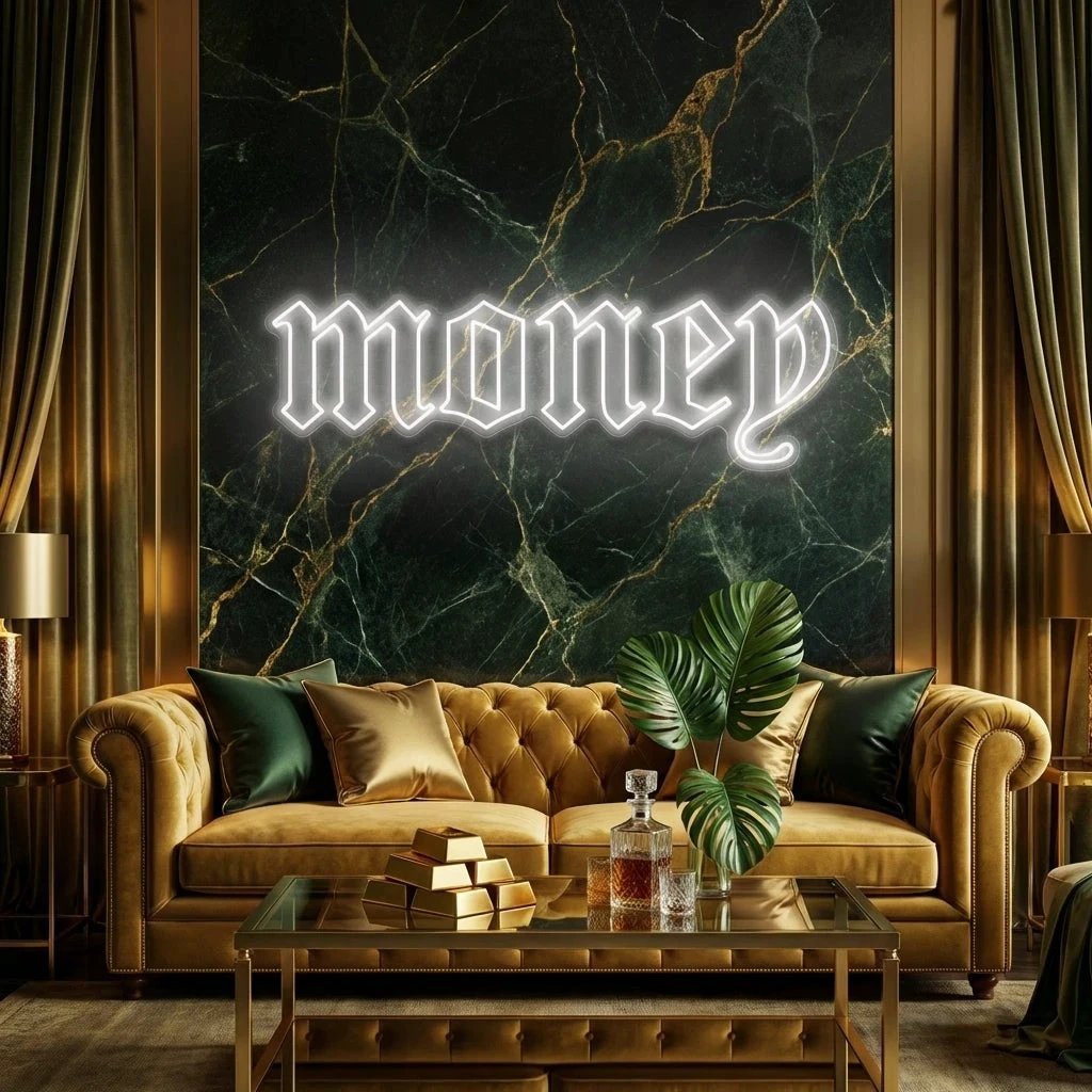 Money Led Neon Sign Light