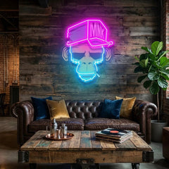Monkey Smoke Artwork Led Neon Sign Light