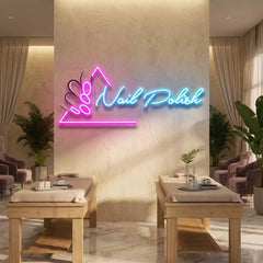 Nail Polish Artwork Led Neon Sign Light