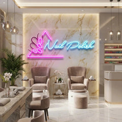Nail Polish Artwork Led Neon Sign Light