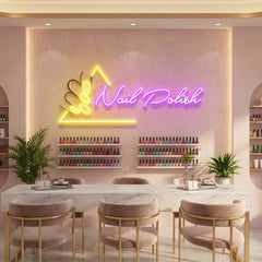 Nail Polish Artwork Led Neon Sign Light