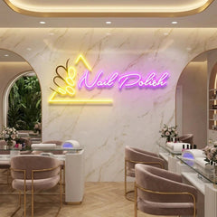 Nail Polish Artwork Led Neon Sign Light
